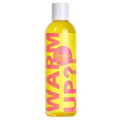 Abbildung von Loovara Massageöl 250 ml WARM UP?! natürliche Öle, erotisches Massageöl, wärmendes Liebesöl zur Erregung beim Vorspiel, mit süßem Duft Partnermassage, Vegan, dermatologisch getestet