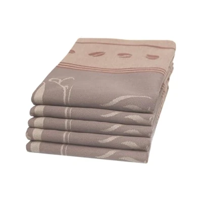 Abbildung von ZOLLNER 5er Set Geschirrtücher Baumwolle in 50x70 cm super saugstarke und langlebige Küchentücher waschbar bis 95C rot weiß kariert Gastronomiequalität Oeko Tex® Zertifiziert