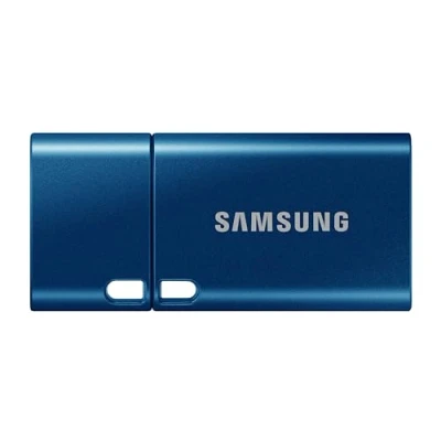 Abbildung von Samsung USB Stick, C, 256 GB, 400 MB/s Lesen, 110 Schreiben, 3.1 Flash Drive für Notebooks, Tablets und Smartphones, Blue, MUF 256DA/APC