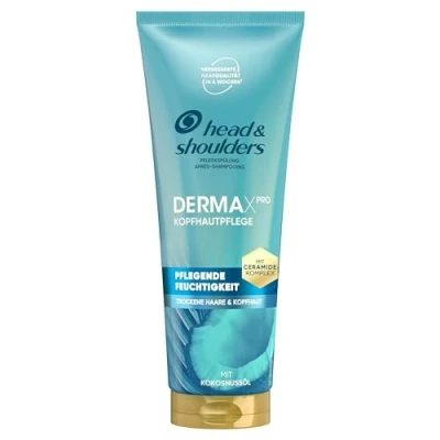 Abbildung von Head &amp; Shoulders DERMAXPRO Hydra Pflege Haar und Kopfhautpflegespülung bei trockener Kopfhaut Mit Kokosmilch, aktiver Aloe Vitamin E Dermatologisch getestet 220 ml