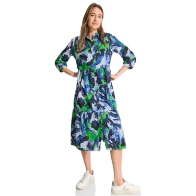 Abbildung von Cecil MIDI Blusenkleid, Damen, Größe: Large, Weiß