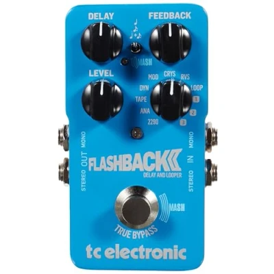 Abbildung von TC Electronic FLASHBACK 2 Delay Legendäres Pedal mit bahnbrechendem MASH Fußschalter, Kristall Effekt und integrierter TonePrint Technologie