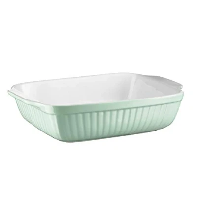 Abbildung von Mäser Auflaufform, Keramik Kitchen Time Grün, 33 x 24 8 cm
