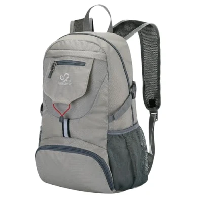 Abbildung von WATERFLY Ultraleicht Faltbar Klein Rucksack: 20L Leicht Packable Wanderrucksack Tagesrucksack Trekkingrucksack Outdoor Sportlich Backpack Travel Daypack für Herren Damen