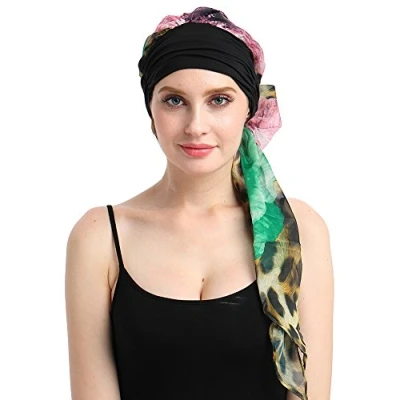 Abbildung von FocusCare Chemo Hut Turban Kopftuch gebunden Kopfbedeckung Halstuch für Krebs vor