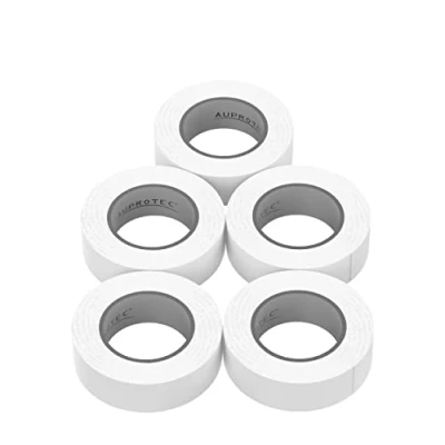 Abbildung von AUPROTEC 5X Isolierband weiß 15mm x 10m VDE Isoband PVC Elektriker Klebeband DIN EN 60454 3 1