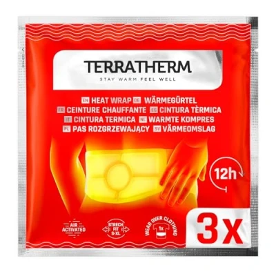 Abbildung von Wärmegürtel 12h wohlige Tiefenwärme, Rückenwärmer Nierenwärmer luftaktiviert Größe S XL, 3 Stück