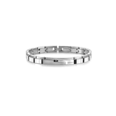 Abbildung von Breil Joint Armband silvercoloured, Herren, Größe: One Size, Silver coloured