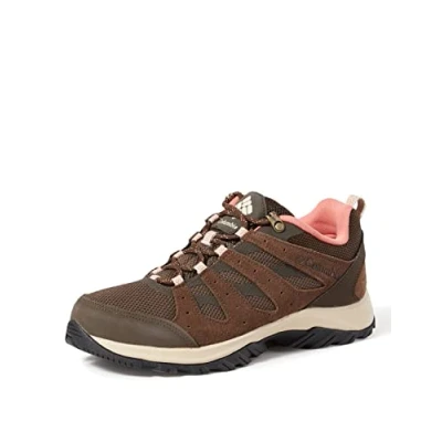 Abbildung von Columbia Redmond III WP wasserdichte Wanderschuhe für Damen, Braun (Cordovan x Dark Coral), 40.5 EU