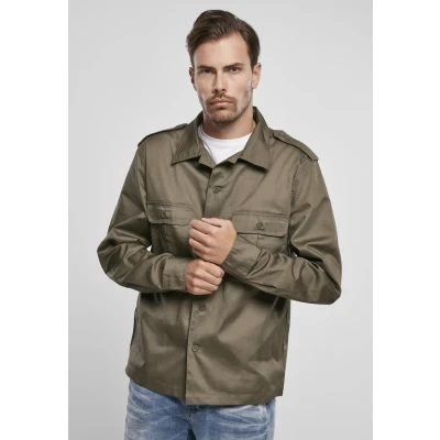 Abbildung von Brandit US Shirt Long Sleeve, Farbe: Olive, Größe: XXL