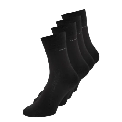 Abbildung von camano Online WALK Socks Unisex 4 PACK Socken, Größe: 35 38, Black