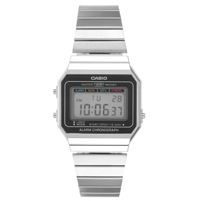 Abbildung von Casio Digitaluhr silvercoloured, Größe: One Size, Silver coloured