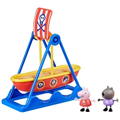 Abbildung von Peppa Pig Spielzeuge Piratenschiff Spaß mit Peppa, Spielset 2 Figuren, Kinderspielzeug