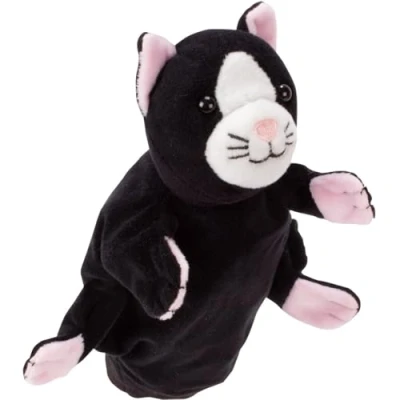 Abbildung von Beleduc 40122 Handpuppe Katze, Bewährt im Kindergarten, Mehrfarbig