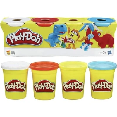 Abbildung von Play Doh B5517 4er Pack, Knete für fantasievolles und kreatives Spielen