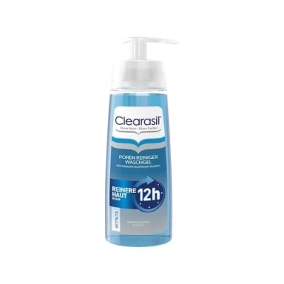 Abbildung von Clearasil Poren Reiniger Waschgel Reinigungsgel gegen Pickel, Mitesser &amp; Unreinheiten für reinere Haut im Gesicht 1 x 200 ml