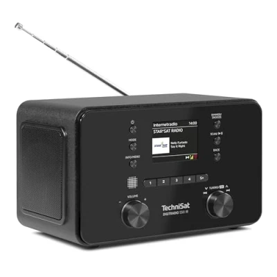 Abbildung von TechniSat DIGITRADIO 550 IR Stereo Internetradio (DAB+, UKW, WLAN, Bluetooth, App Steuerung, Wecker), schwarz
