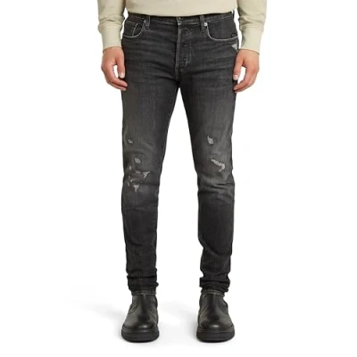Abbildung von G STAR Herren 3301 Slim Jeans, Blau (Worn in Black Metal Restored 51001 D497 H101), 32W / 30L