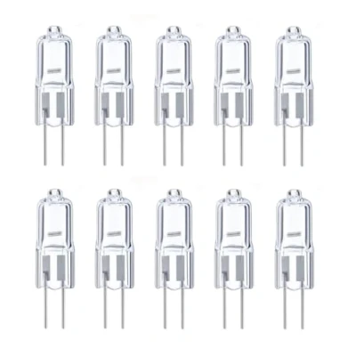 Abbildung von LISSEK 10 x Halogen Stiftsockellampe Kapsel Lampe G4 5W 10W 20W 5 20 Watt 12V Leuchtmittel (20), Warmweiß