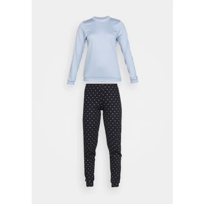 Abbildung von Calida Night Lovers MIT BÜNDCHEN SET Nachtwäsche Set, Damen, Größe: 40/42, Dark lapis blue