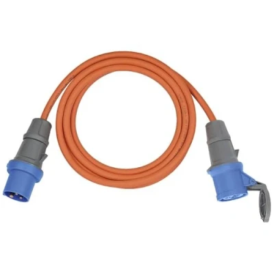 Abbildung von Brennenstuhl CEE 230V Camping Verlängerungskabel 5m (H07RN F 3G2,5 Kabel in der Signalfarbe orange, Stromkabel für den ständigen Einsatz im Außenbereich IP44, Made Germany)