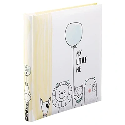 Abbildung von Hama Babyalbum &quot;My Little Me&quot; (Baby Fotoalbum mit 60 Seiten für Mädchen und Jungen, Kinder Fotobuch ca. 300 Fotos, Photoalbum zum Selbstgestalten Einkleben Motiv, Album Format 29x32cm) beige