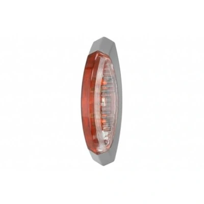 Abbildung von HELLA 2XS 008 479 071 Umrissleuchte Begrenzungsleuchte Anhänger Wohnwagen Halogen 12/24V Anbau ECE rechts/seitlicher Anbau, Gehäusefarbe: grau
