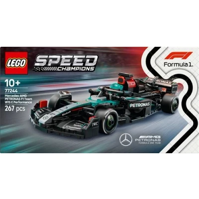 Abbildung von LEGO Speed Champions Mercedes AMG F1 W15 Rennauto Spielzeug mit Formel 1 Minifigur Modell Auto zum Sammeln und Bauen Geschenk für Jungen &amp; Mädchen ab 10 Jahren oder Erwachsene Fans 77244