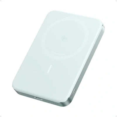 Abbildung von Anker MagGo Powerbank, Ultra schlankes 10.000mAh magnetisches Akkupack, Qi2 zertifiziert, portabel, 15W schnelles MagSafe kompatibles Ladegerät, ergonomisches Design, nur für iPhone 16/15/14/13