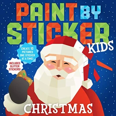 Abbildung von Paint by Sticker Kids: Christmas: Create 10 Pictures One at a Time! Includes Glitter Stickers