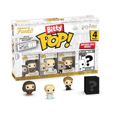 Abbildung von Funko Bitty Pop! HP GOF Hagrid 4pkund eine Überraschungs Mini Figur 0.9 Inch (2.2 cm) Harry Potter Sammlerstück Stapelbares Display Regal Inklusive Geschenkidee Party Tüten Strumpf
