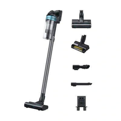 Abbildung von Samsung Jet 75E PetPRO Akku Staubsauger, 200 W, Inkl. Tierhaarbürste Pet Tool und weiterem Zubehör, Mint, VS20B75BGR1/WD