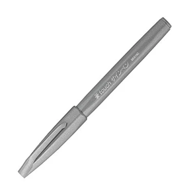 Abbildung von Pentel SES15C N Faserschreiber mit Flexibler Pinsel ähnlicher Spitze grau