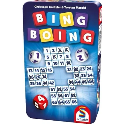 Abbildung von Schmidt Spiele 51454 Bing Boing, Reisespiel, Bring ich mit Spiel in Einer Metaldose