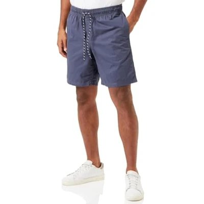 Abbildung von Amazon Essentials Herren Walkshorts Schrittlänge 20 cm lockere Passform mit Kordelzug (in Übergröße erhältlich), Marineblau, L