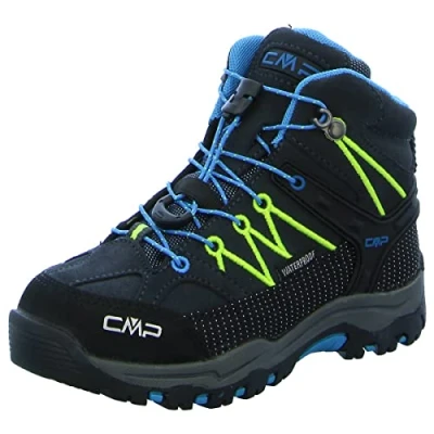 Abbildung von CMP Rigel MID Trekking WP Unisex Alpin/Bergstiefel für Kinder, Größe: 30, Antracite/yellow fluo Leder und textil