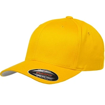 Abbildung von Flexfit Herren Athletic Baseball Fitted Cap Verschluss, Gold, L/XL