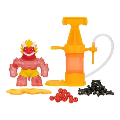 Abbildung von Heroes of GOO Jit Zu Hero Creator Blazagon mit 3 einzigartigen Füllungen, Mischen, Füllen &amp; Erstellen Sie Ihre eigene Dehnbare Actionfigur, Spielen Immer Wieder