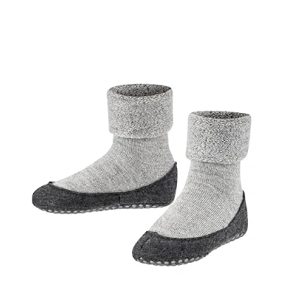 Abbildung von FALKE Unisex Kinder Cosyshoe K HP Wolle Rutschhemmende Noppen 1 Paar Stoppersocken, Blickdicht, Grau (Light Grey 3400), 37 38