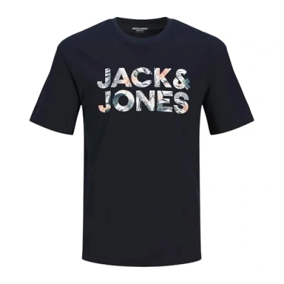 Abbildung von Jack &amp; Jones Junior Jjebryan LOGO TEE O NECK JNR Tshirt print für Kinder, Größe: 140, Sky captain
