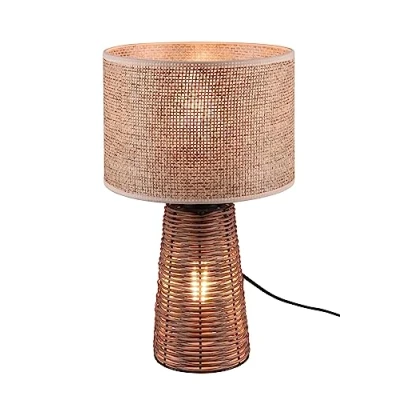 Abbildung von Trio Tischleuchte aus Rattan und Jute Straw