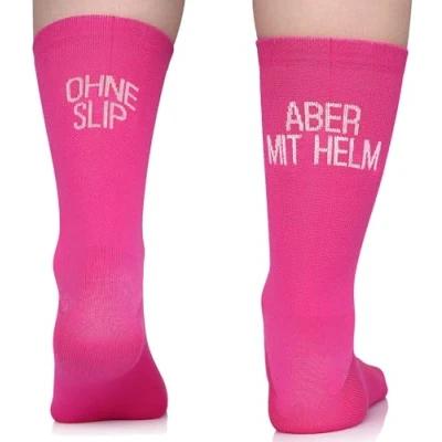 Abbildung von TODO Fahrradsocken Damen. Atmungsaktive Rennrad Socken Fahrrad Lustig, Radsocken Damen (Ohne Slip aber mit Helm 35 38)