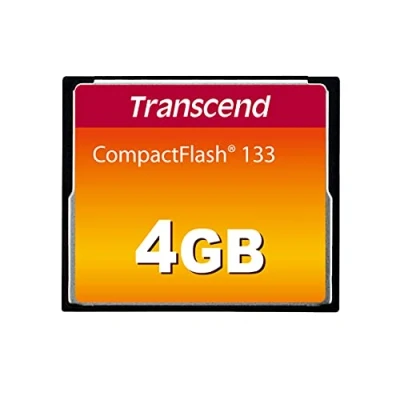 Abbildung von Transcend CFCard 4GB 133x, TS4GCF133, Schwarz