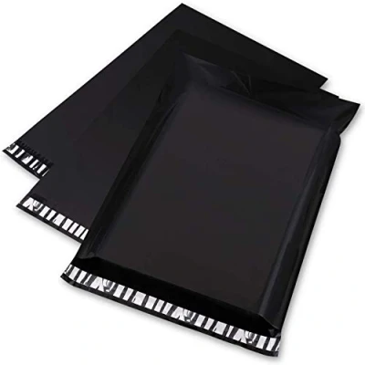 Abbildung von Switory Poly Versandtaschen, Versandtaschen für Versandverpackungen, 30,5 x 39,5 cm, 100 Stück, Schwarz