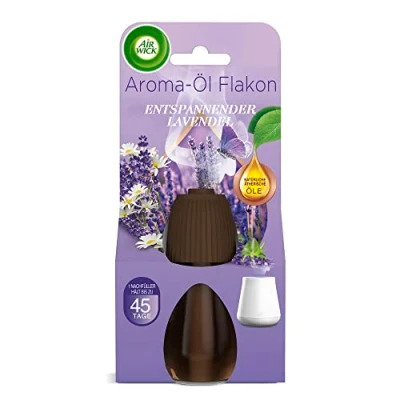 Abbildung von Air Wick Aroma Öl Flakon Duftöl Nachfüller für den Diffuser Duft: Entspannender Lavendel 1 x 20 ml ätherisches