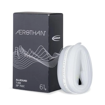 Abbildung von Schwalbe Aerothan Tube 28&quot; SV17E High End Fahrradschlauch TPU, 37/50 622, Ventil SV 40mm Extraleicht, pannensicher Made in Germany