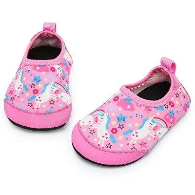 Abbildung von Yorgou Baby Strandschuhe Schwimmschuhe Badeschuhe Wasserschuhe Schnelltrocknende Aquaschuhe rutschfest Barfuss Schuh für Kinder Beach Pool…