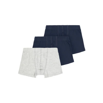 Abbildung von Name it Nkmtights 3 PACK Panties für Kinder, Größe: 86, Grey melange