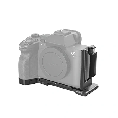 Abbildung von SMALLRIG Faltbare L Halterung für Sony A7R V / A7 IV A7S III, Bracket Seitenplatte Arca Swiss, unterstützt den schnellen Wechsel zwischen horizontaler und vertikaler Aufnahme 3984