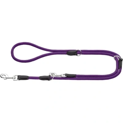 Abbildung von HUNTER Freestyle Verstellbare Führleine für Hunde, robust, wetterfest, 1,0/200 cm, violett